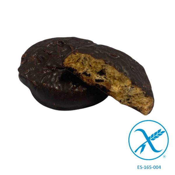 Cookies con baño de cacao